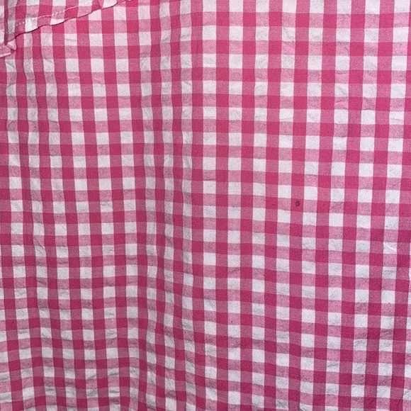 Crown & Ivy Pink Gingham Cotton Shift Dress NWOT SZ L - Picture 6 of 9
